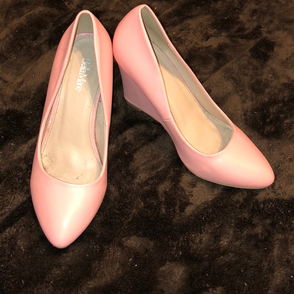 Pink mini heels